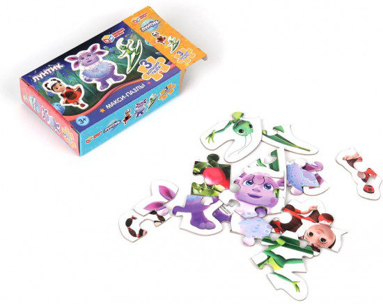 Игра-головоломка с фигурными деталями «Лунтик»