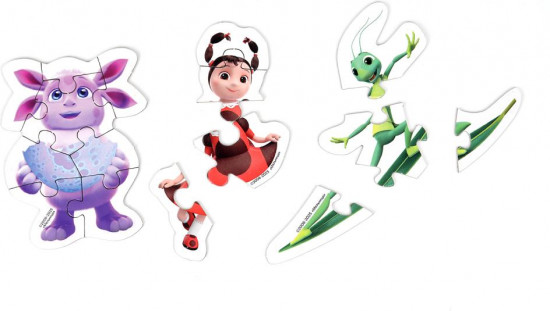 Игра-головоломка с фигурными деталями «Лунтик»