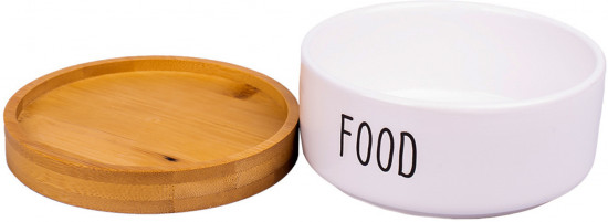 Миска для кошек и собак на подставке «Food»