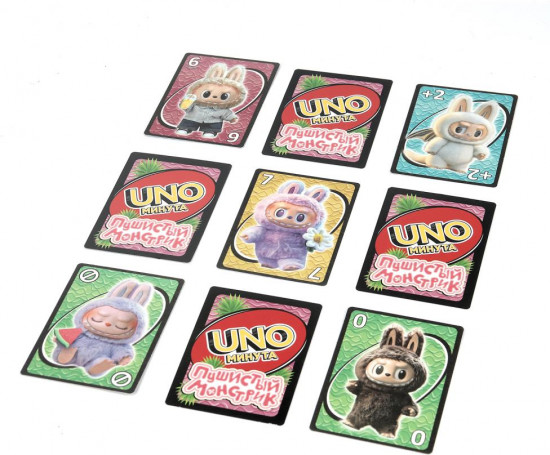 Игра карточная «UNO минута. Пушистый монстрик»