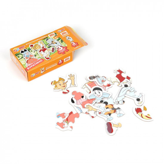 Игра-головоломка с фигурными деталями «Буратино»
