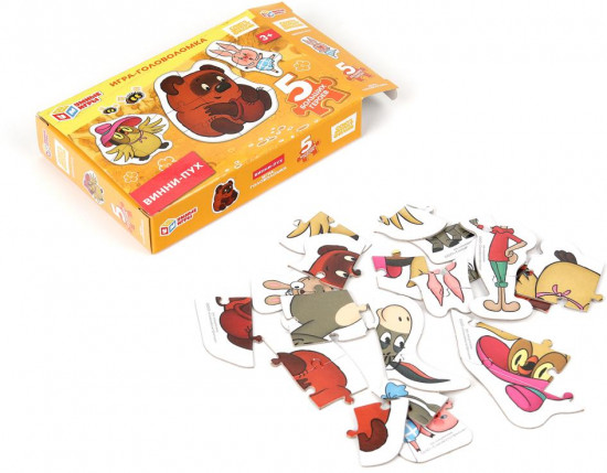 Игра-головоломка с фигурными деталями «Винни-Пух»