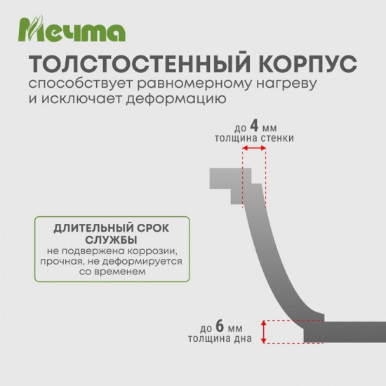 Кастрюля с крышкой «Premium grey»