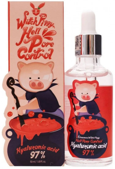 Сыворотка для расширенных пор с 97% гиалуроновой кислоты «Witch Piggy Hell Pore Control Hyaluronic Acid 97%»