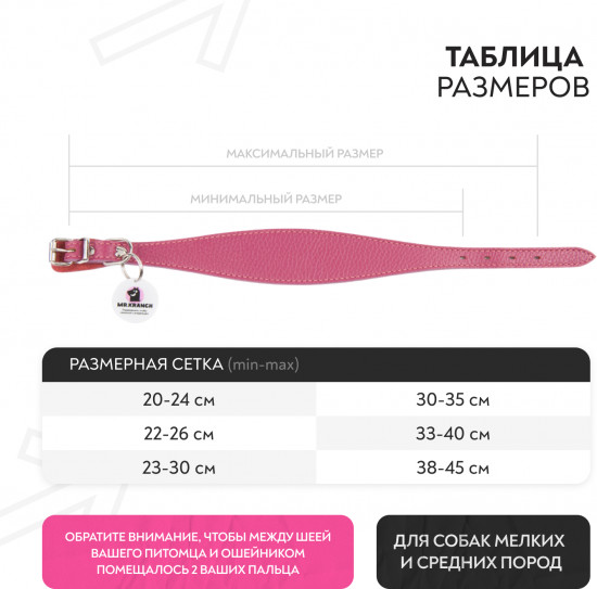 Ошейник-селедка для собак с QR-адресником