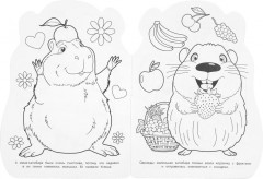 Раскраска «Малышка капибара» - Фото 1