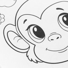 Раскраска «Малышка капибара» - Фото 4