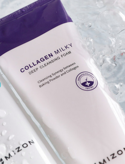 Пенка для умывания с коллагеном «Collagen Milky Deep Cleansing Foam»