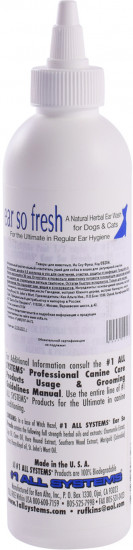 Средство для чистки ушей для кошек и собак «Ear so Fresh»