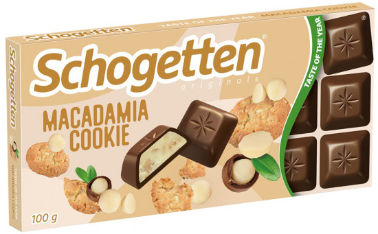 Шоколад «Macadamia Cookie. Макадамия и печенье»