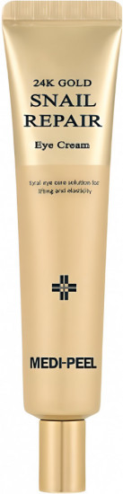 Крем для век с золотом и муцином улитки «24K Gold Snail Repair Eye Cream»