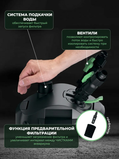 Фильтр внешний для аквариумов Tetra EX 700 Plus