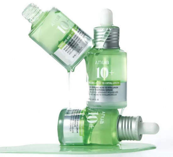 Сыворотка для лица с азелаиновой кислотой «Azelaic Acid 10 Hyaluron Redness Soothing Serum»