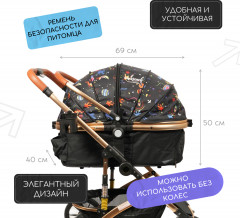 Коляска для собак и кошек с амортизацией - Фото 6