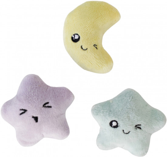 Набор игрушек для кошек «Звездочки и луна»