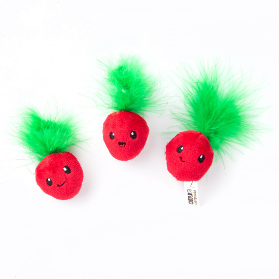 Набор игрушек для кошек «Клубнички»