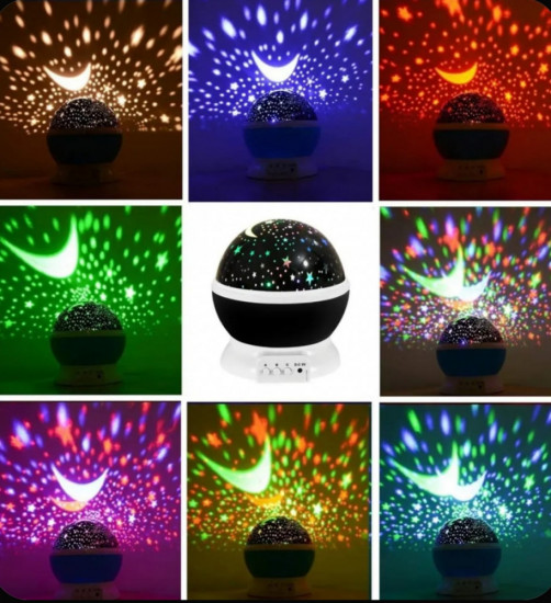 Ночник-проектор вращающийся «Звёздное небо»