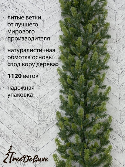 Гирлянда хвойная премиум «Кремлёвская»