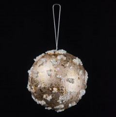 Ёлочная игрушка «Шар с патиной» - Фото 2