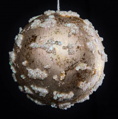 Ёлочная игрушка «Шар с патиной» - Фото 3