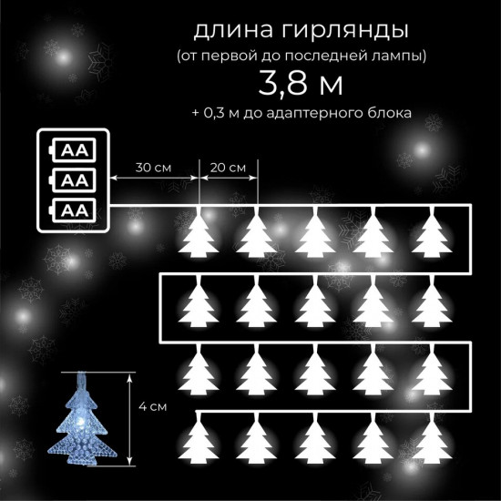 Электрогирлянда «Ёлочки»