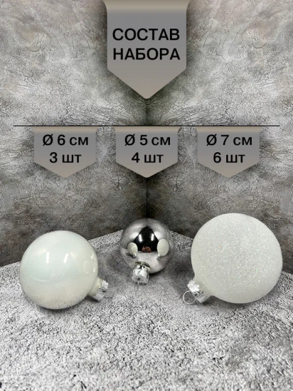 Набор ёлочных шаров