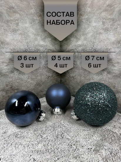 Набор ёлочных шаров