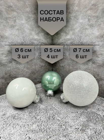 Набор ёлочных шаров