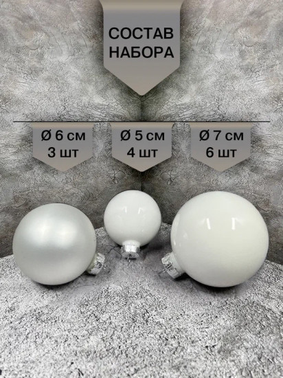Набор ёлочных шаров