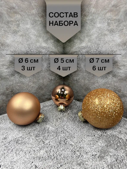 Набор ёлочных шаров