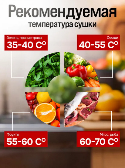 Сушилка для продуктов Brayer BR1907