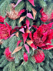 Декоративное интерьерное украшение «Веточка с листьями» - Фото 1