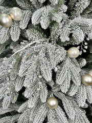 Декоративное интерьерное украшение «Веточка из бисера, кристаллов и бусин» - Фото 2