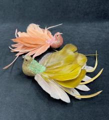 Набор игрушек елочных на клипсе «Райские птахи» - Фото 1