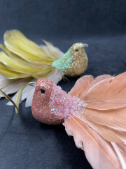 Набор игрушек елочных на клипсе «Райские птахи» - Фото 3