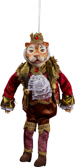 Ёлочная игрушка «Тигр-король»