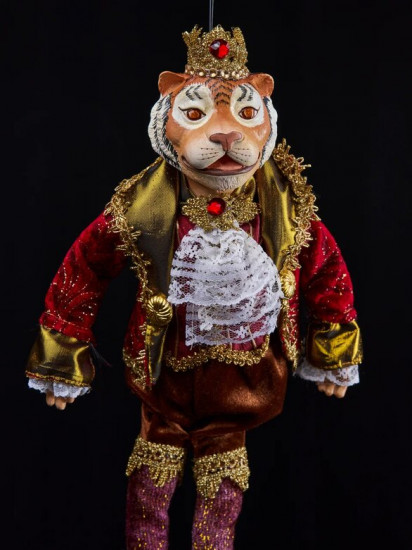 Ёлочная игрушка «Тигр-король»