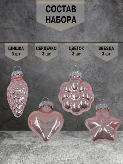 Набор ёлочных игрушек