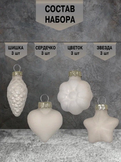 Набор ёлочных игрушек