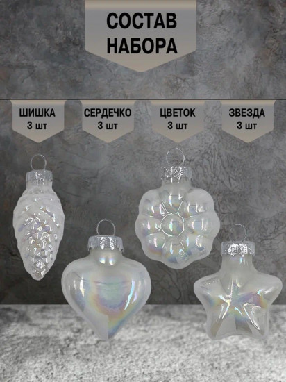 Набор ёлочных игрушек