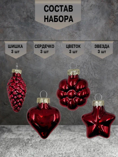 Набор ёлочных игрушек