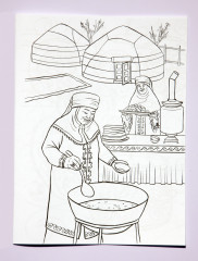 Раскраска «Наурыз мейрамы». Тетрадь №2 - Фото 6