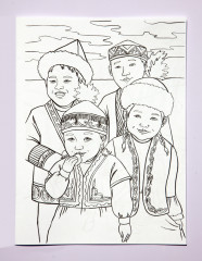 Раскраска «Наурыз мейрамы. Праздник Наурыз» - Фото 1