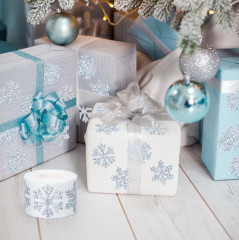 Рулон с наклейками «Снежинки» - Фото 1