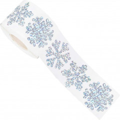 Рулон с наклейками «Снежинки» - Фото 4