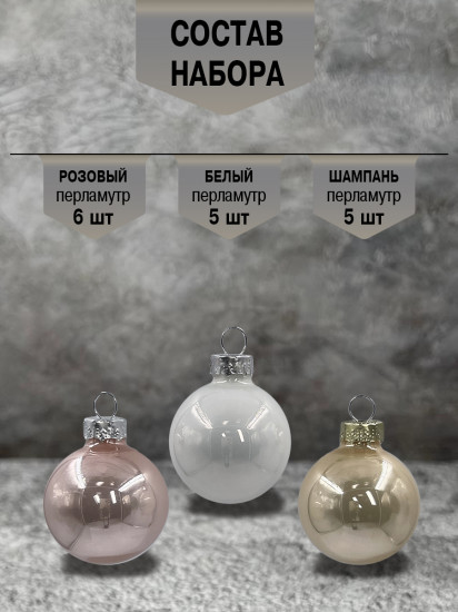 Набор ёлочных шаров