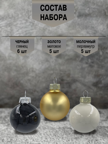 Набор ёлочных шаров