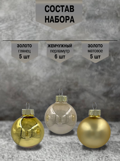 Набор ёлочных шаров