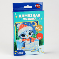 Мозаика алмазная с частичным заполнением для детей «Пингвин» - Фото 7