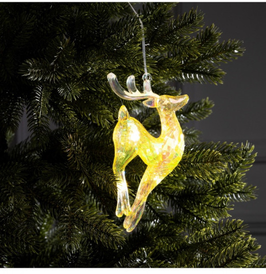 Игрушка ёлочная светодиодная «Олень»